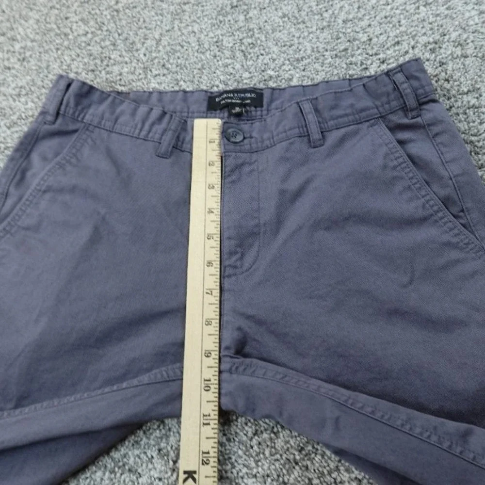 Banana‎ Republic Pants Mens 30X32 Blue Fulton Skinny Chino Trouser Preppy